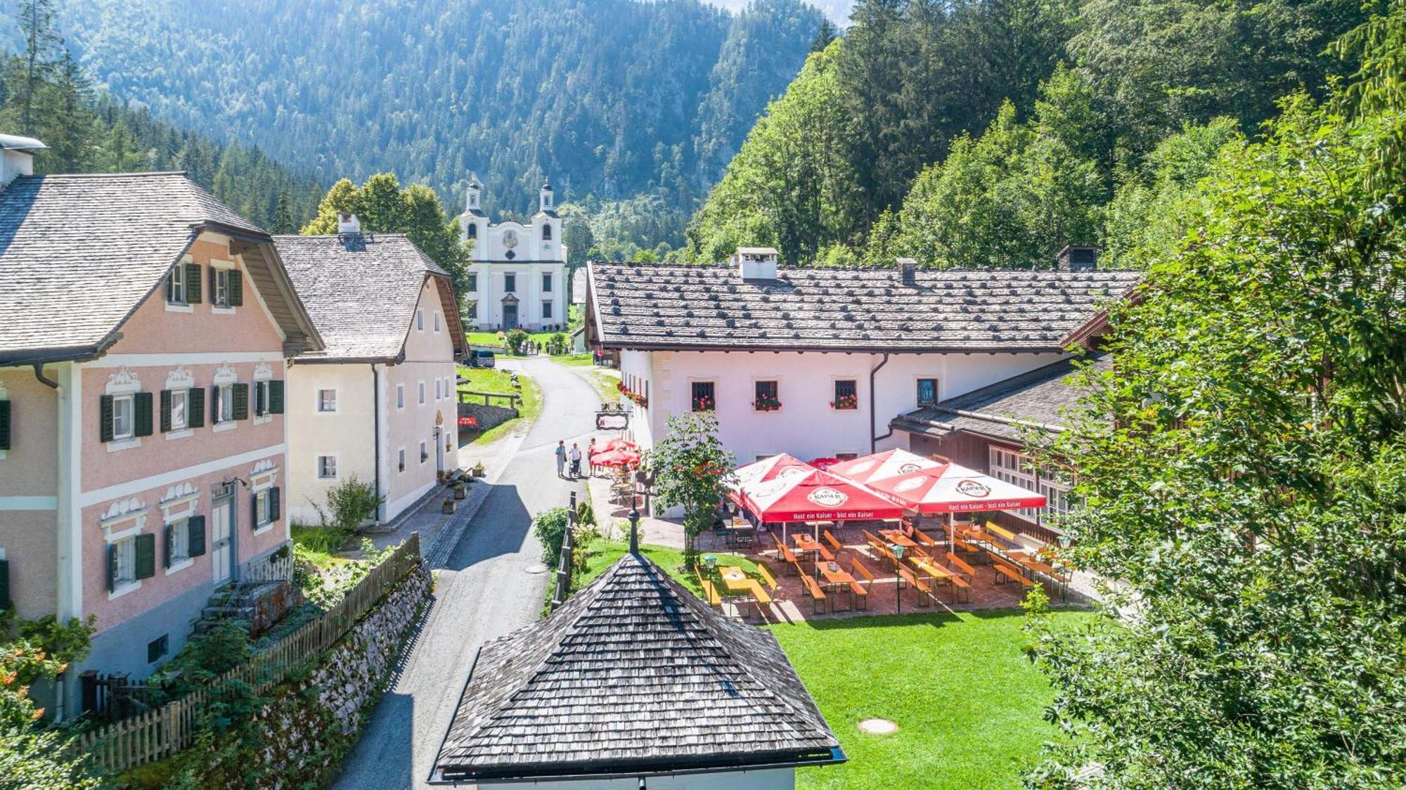 Gasthof Maria Kirchental Sankt Martin bei Lofer Esterno foto